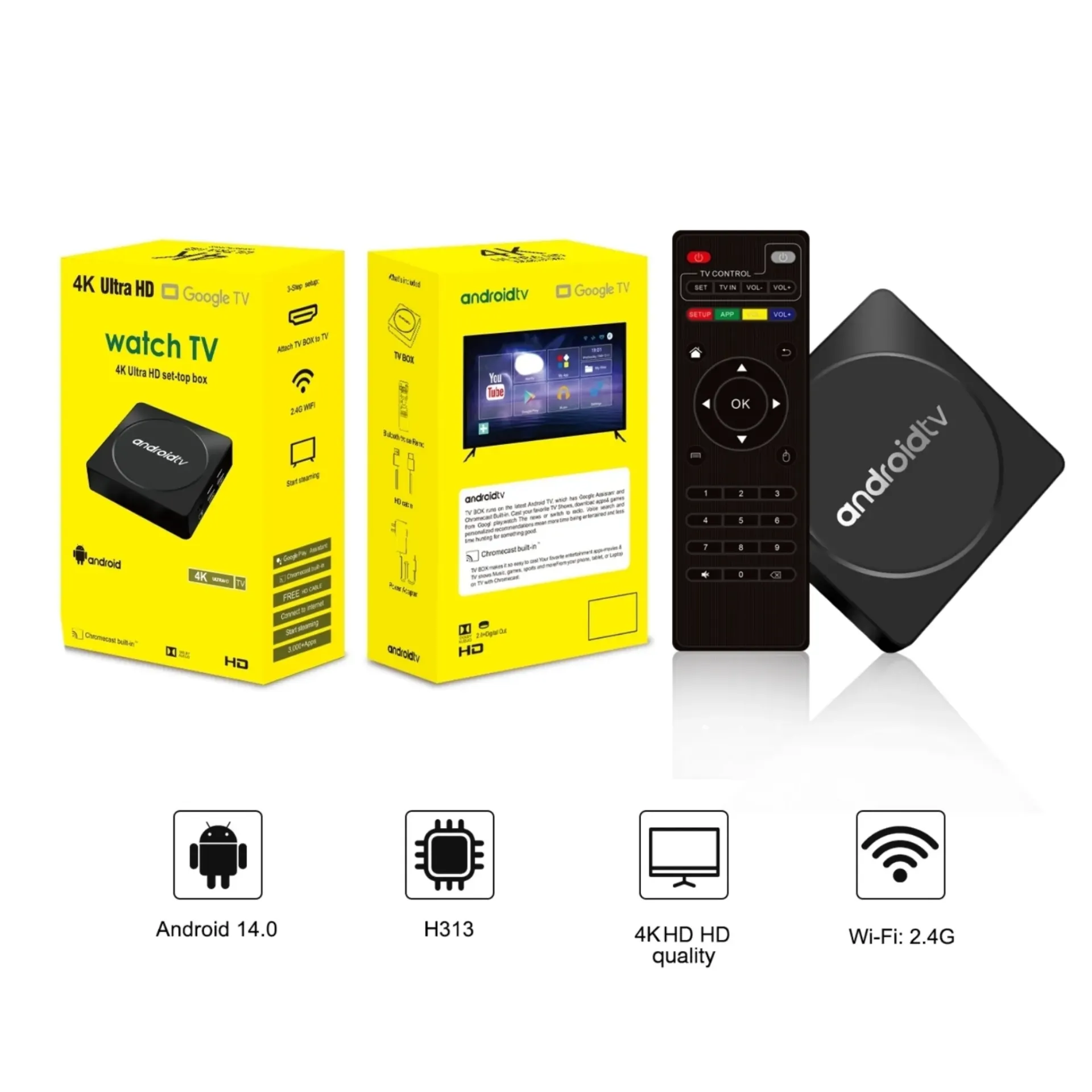 [2165] Reproductor Google Tv Watch Tv con Chromecast