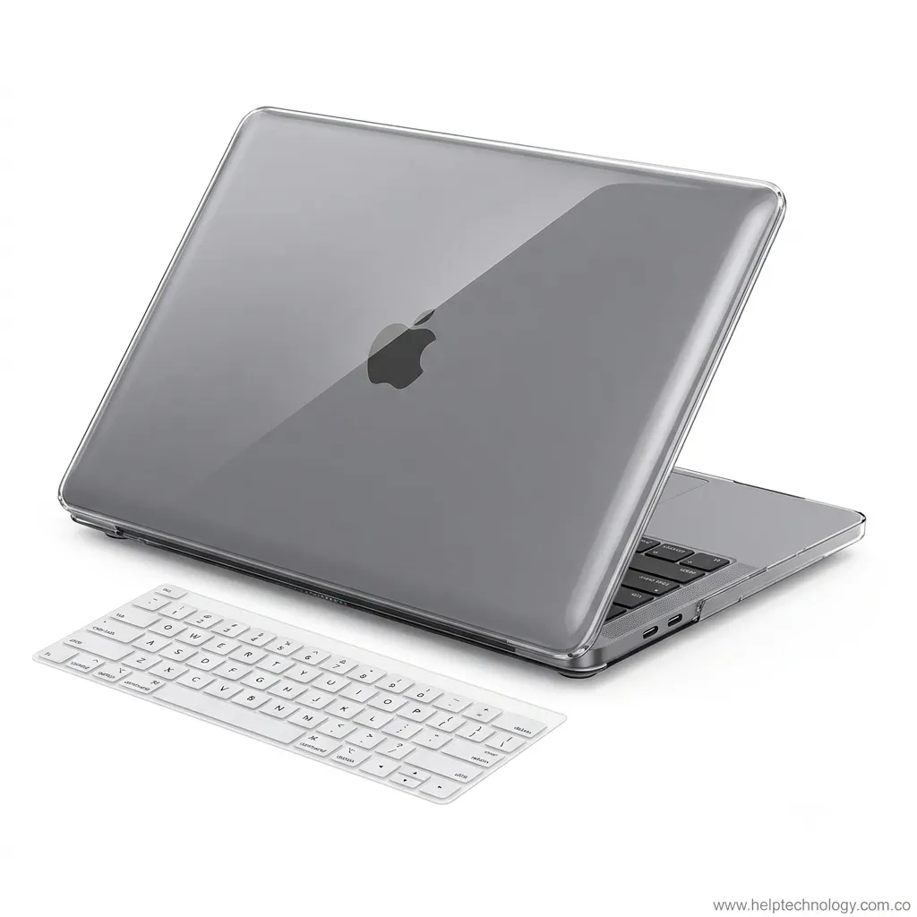 [2156] CARCASA MACBOOK NEW AIR M1 13 TRANSPARENTE A1932 A2337