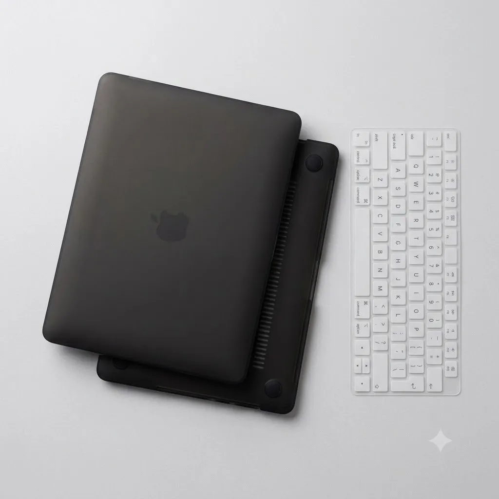 [2161] CARCASA para MACBOOK AIR 13 NEGRA traslucida  A1466-A1369