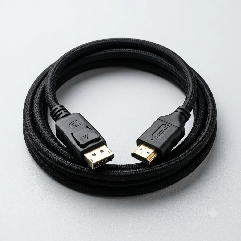 [2164] CABLE DISPLAYPORT A HDMI/DP HDMI 1.8 MTRS NEGRO