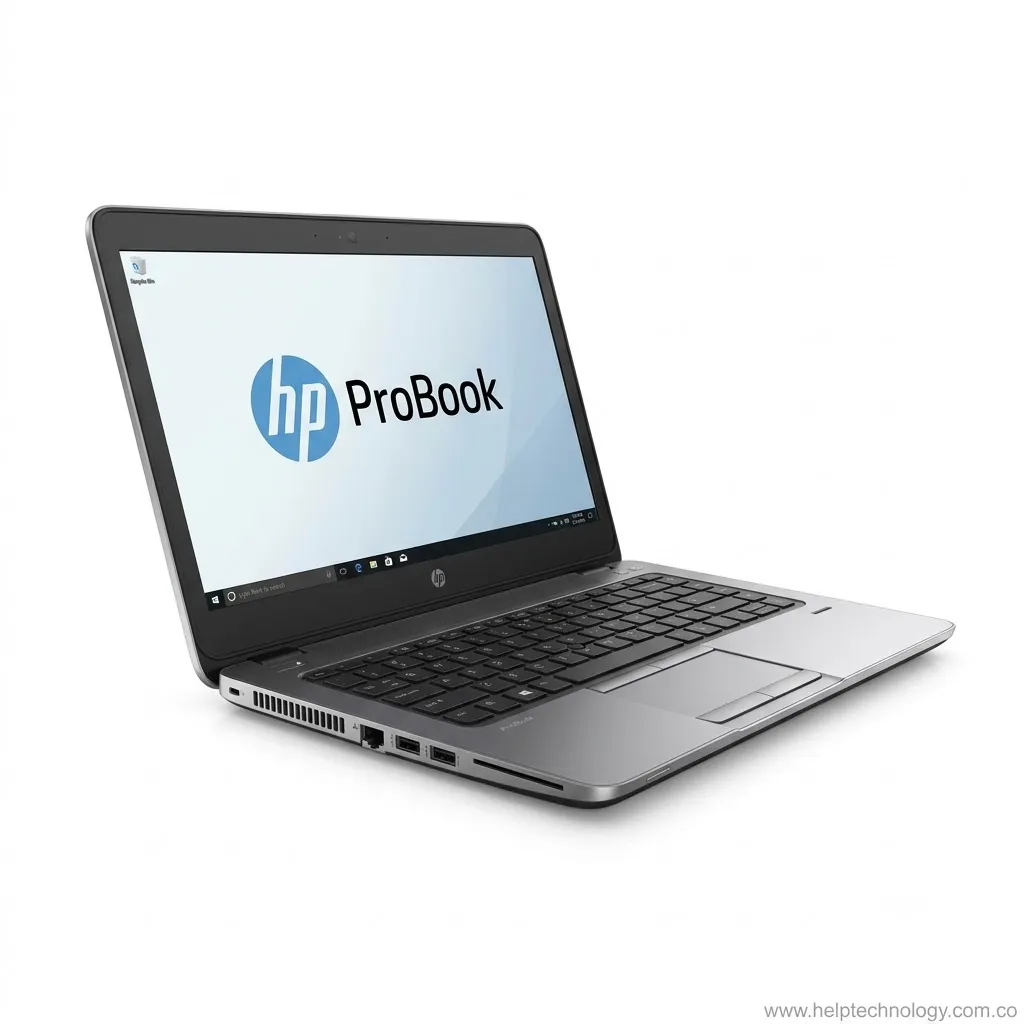 Portatil Hp Probook 640 G2 Core i7 6600U 8GB DDR4 256GB NVMe Plata - Negro