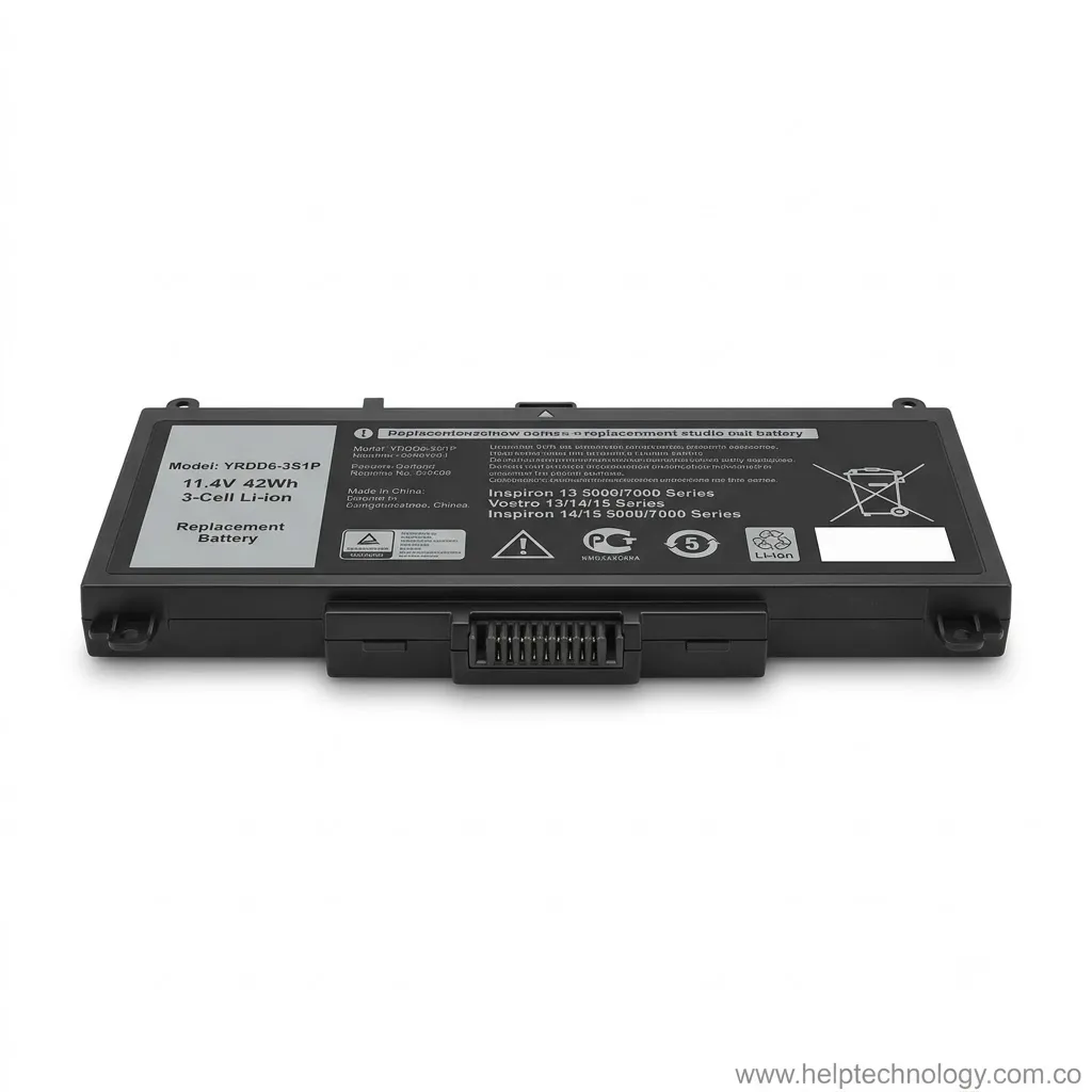 [2172] Bateria Para Portatil Dell 11.4V 42Wh YRDD6-3S1P Inspiron 3000 5000 7000 Y Vostro