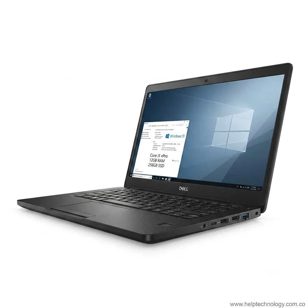 Portátil Dell Latitude 7480 Core i5 7ma Gen 12GB 256GB SSD 14" Negro