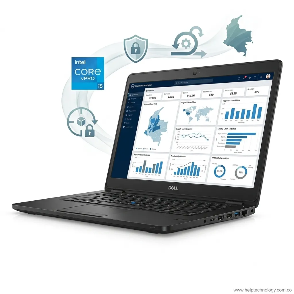 Portátil Dell Latitude 5401 Core i5 9na Gen 8GB 256GB SSD 14"