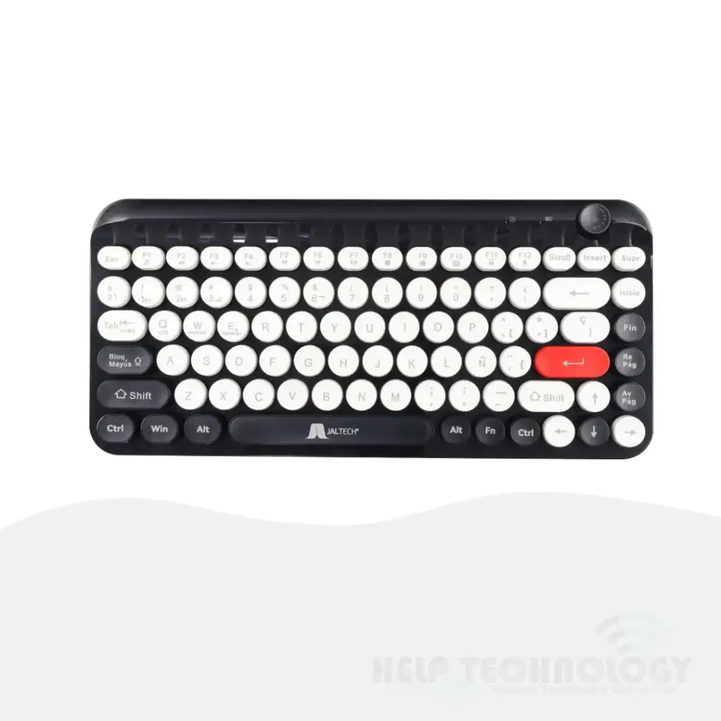 [5807] JalTech Teclado 2.4G Bluetooth C500 Negro
