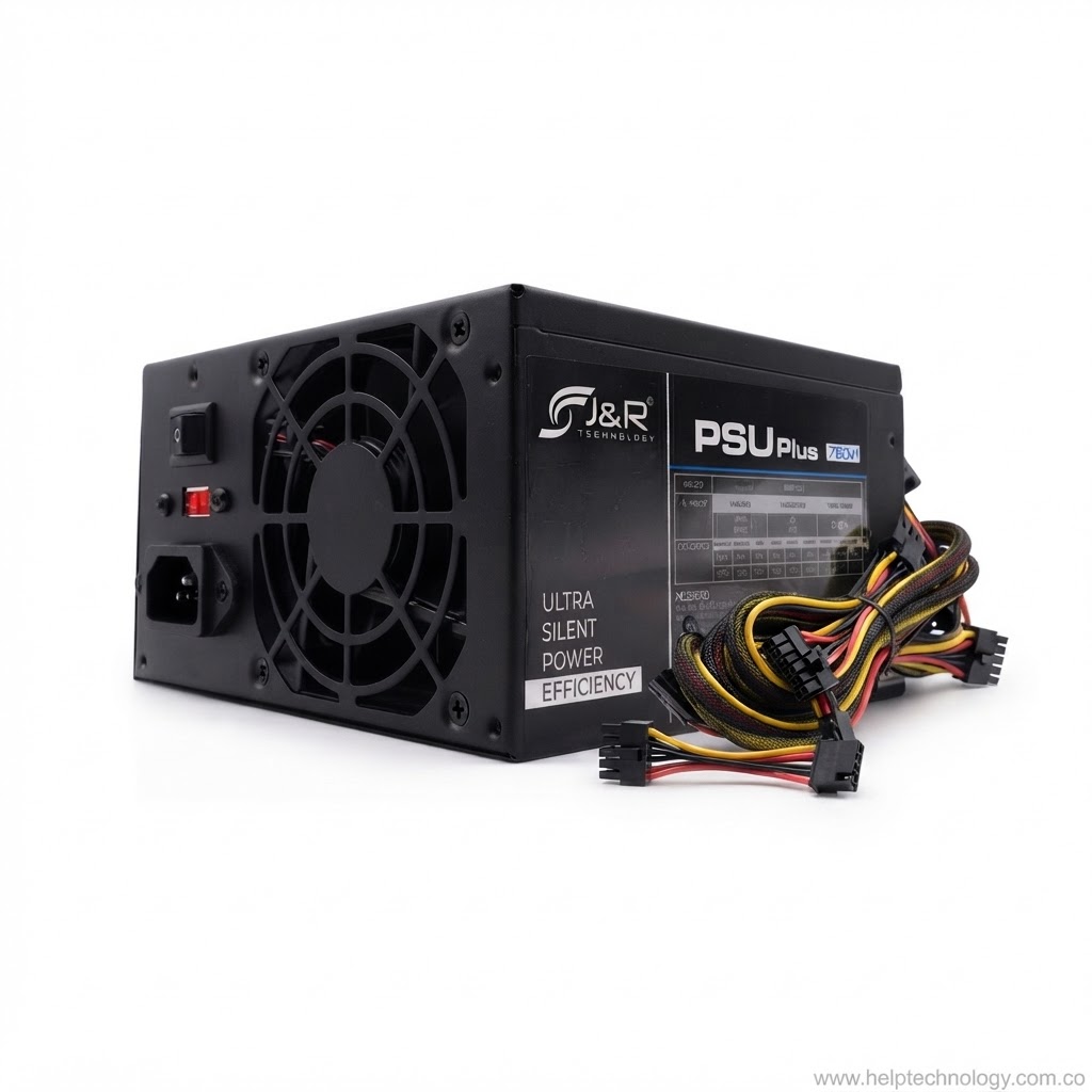 Fuente de Poder J&R ATX 780W con cable largo