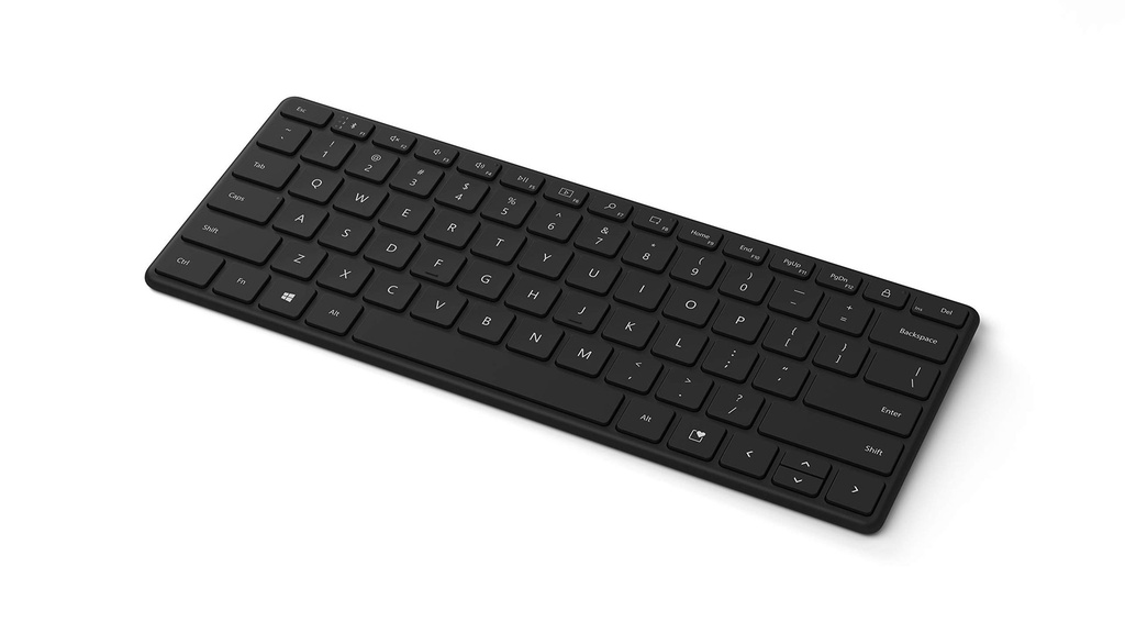 Teclado Inalámbrico Bluetooth Microsoft Designer Compact Negro Mate