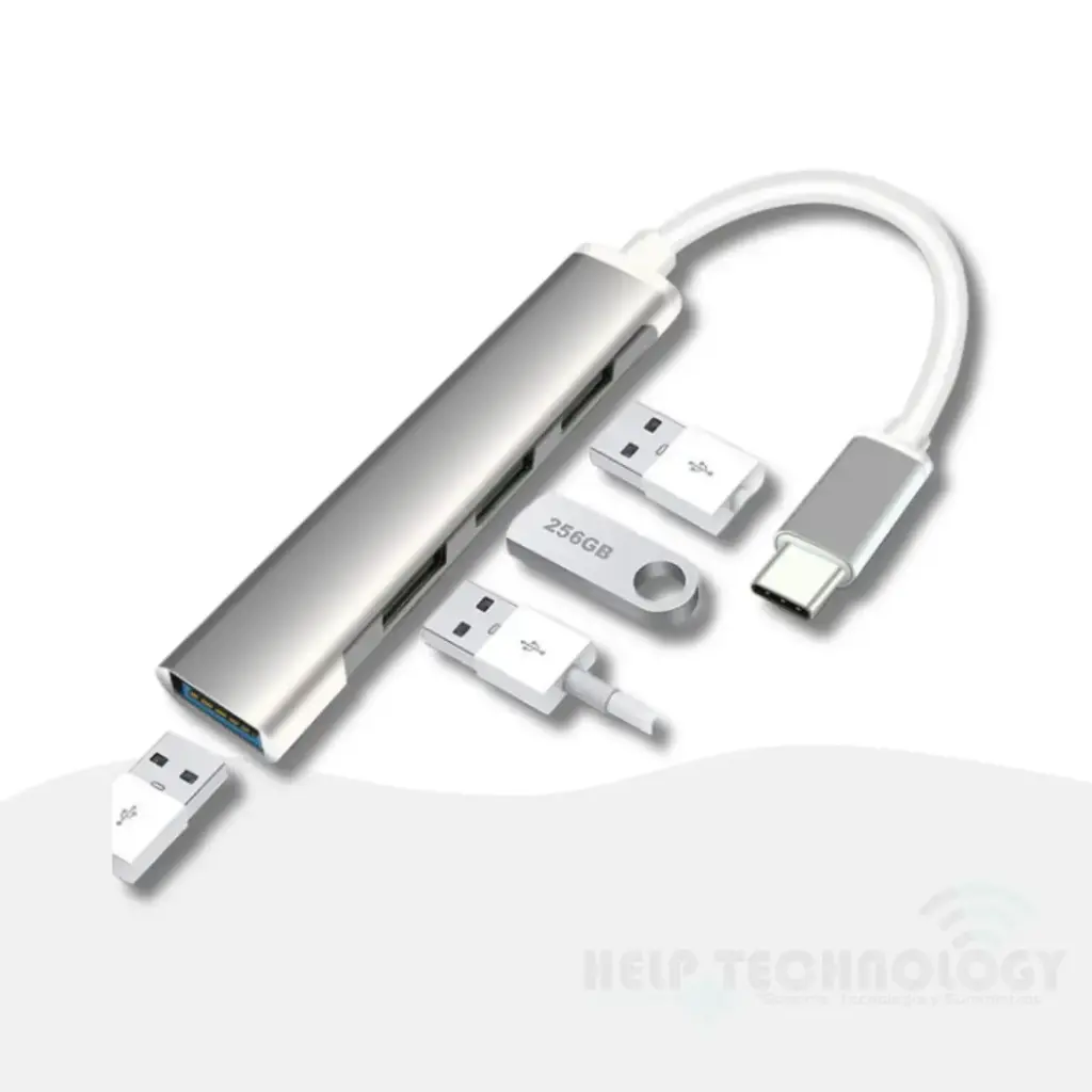 Hub USB-C Aluminio Con Puerto USB 3.0 Jaltech