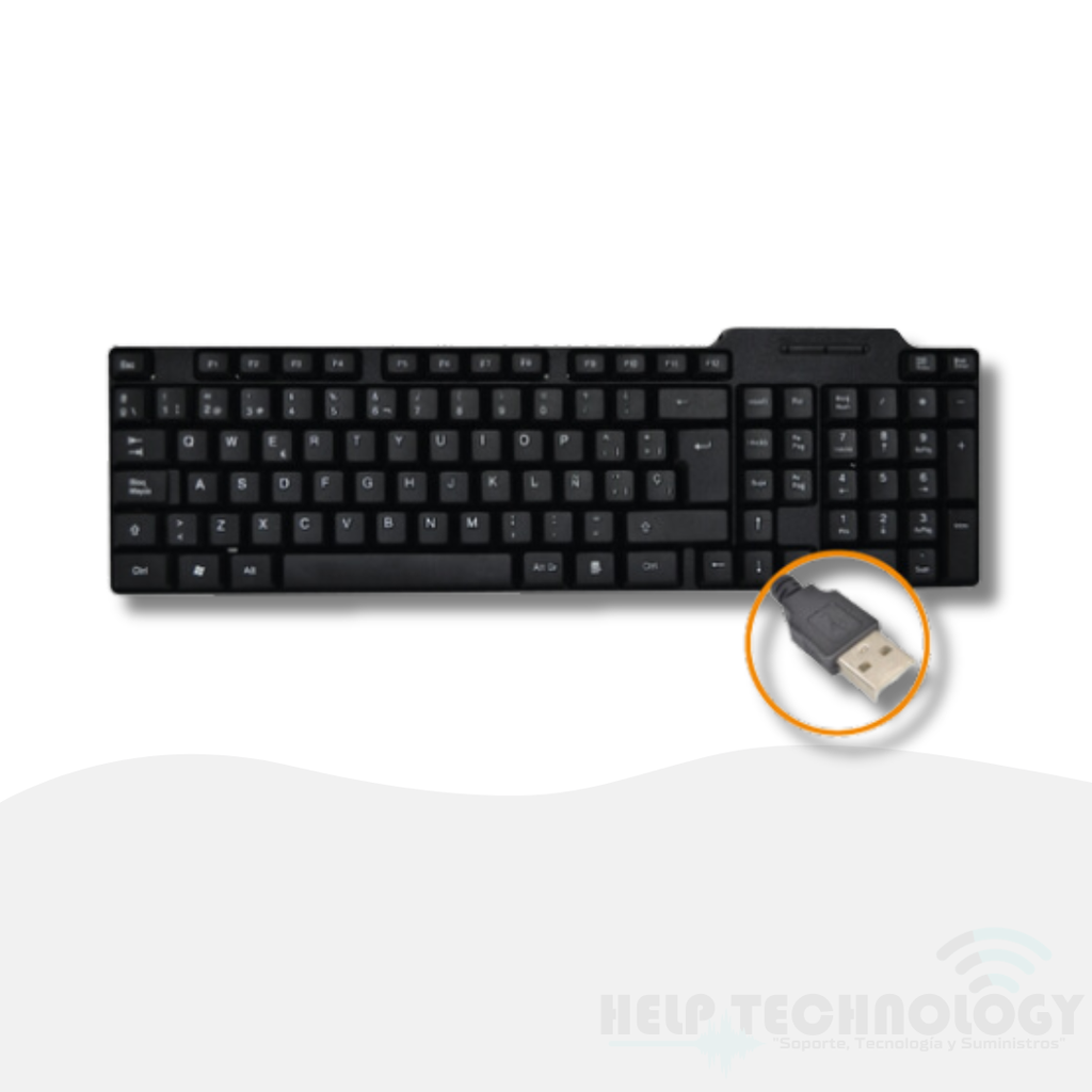 [1451] Teclado USB Sencillo Tj 818