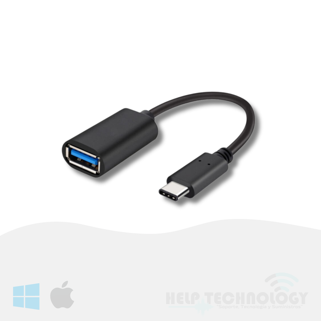 [1525] Convertidor Jaltech USB-C A USB 2.0 OTG