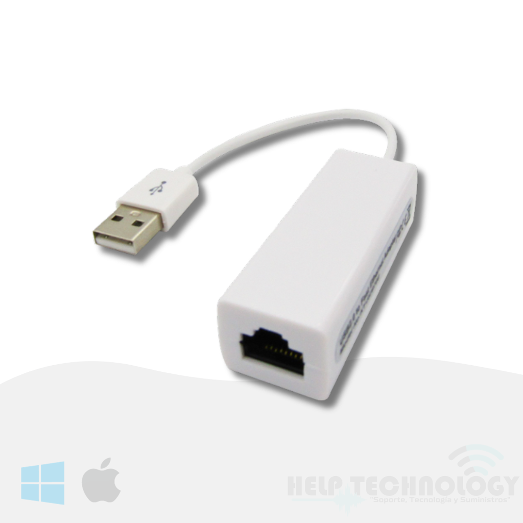 Convertidor Unitec Usb 2.0 Lan 10/100