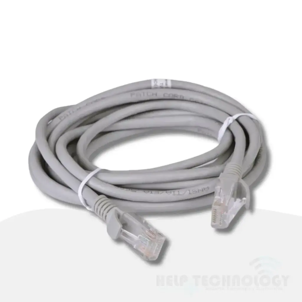 Cable Patch Cord Red Cat 5e 1 Metro Gris