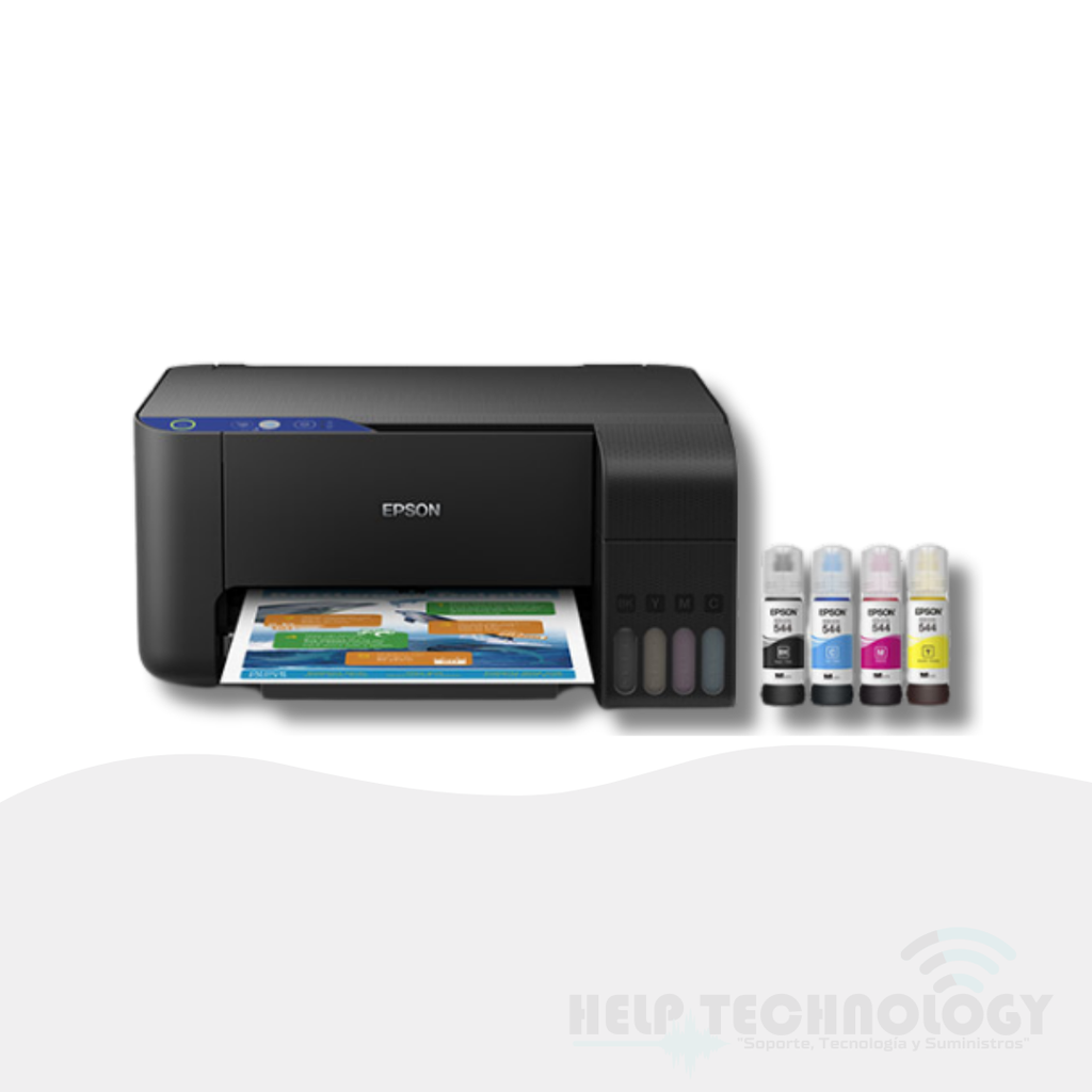 [1290] Impresora Epson EcoTank L3210 Multifuncional USB Sistema de Tintas original