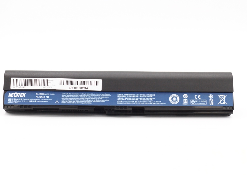 Batería para Acer One 756 2018A Homologada