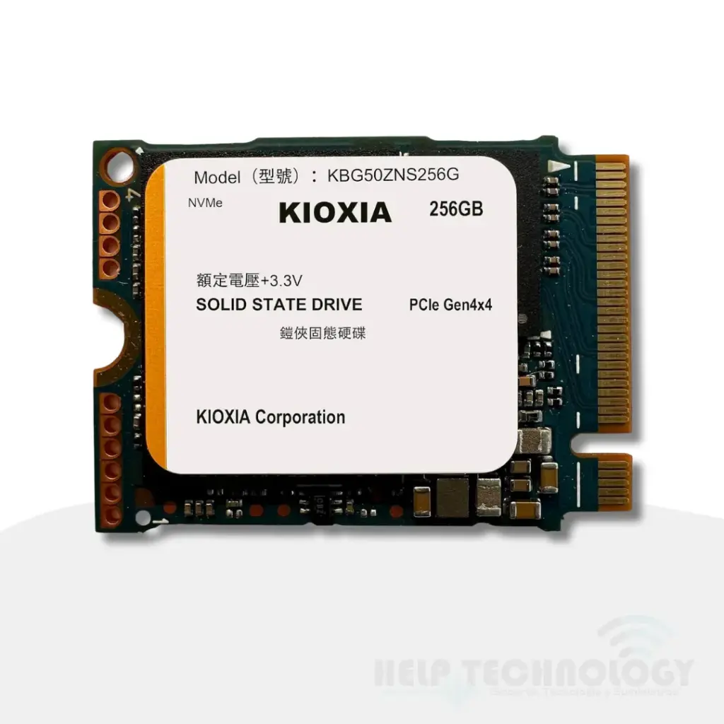 Unidad M.2 Pcie Mvme Kioxia 2242 Ssd Gen 3 X4 256 Gb 