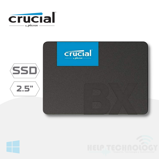 [1509 1809 649528787330] Unidad SSD 480GB Crucial BX500