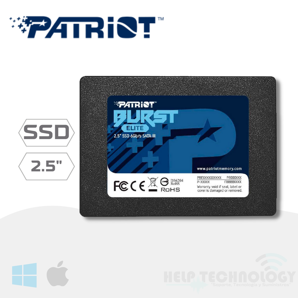 [1500] Unidad SSD 128GB Patriot P210 