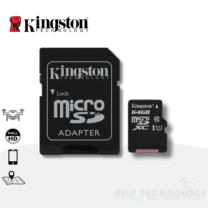 [1656] Memoria Micro SD Kingston 64 Gb