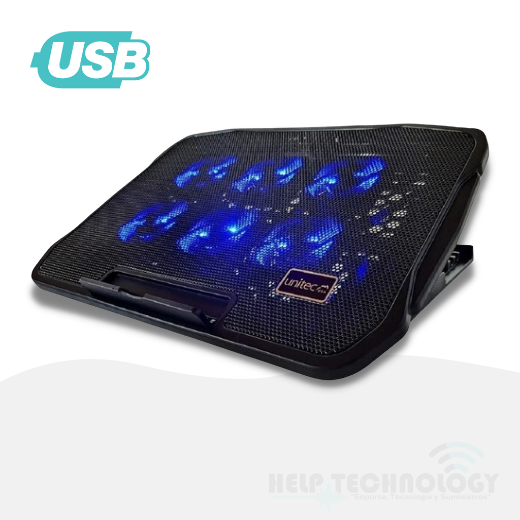 [1617] Base Refrigerante Reclinable 6 Ventiladores