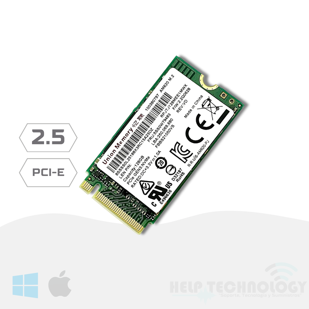 [1839] Unidad M.2 256GB Oem NVMe PCIe 2242 Form Factor