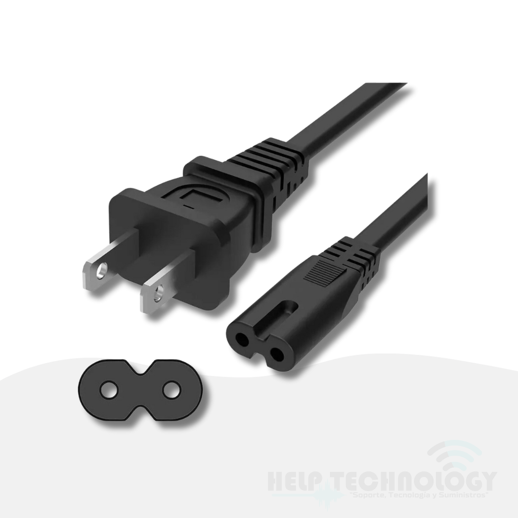 [1862] Cable   De Poder Tipo 8,  Grabadora, impresoras, TV