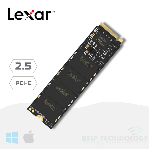[1964] Unidad M.2 Pcie 3.0 NVMe Lexar NM620 2280 512 Gb