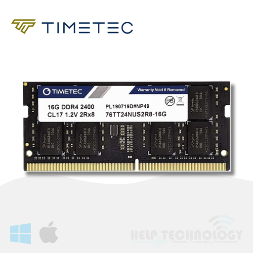 [1983] Memoria RAM Portátil DDR4 16GB Timetec 3200MHz