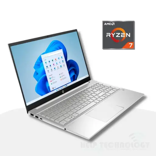Portátil HP, Procesador AMD Ryzen 7,RAM 16 GB DDR4, Disco 512 Gb M.2, 15.6" HD, Color Gris