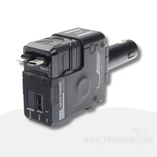 Cargador Retráctil Para carro 4 en 1 66W Jaltech