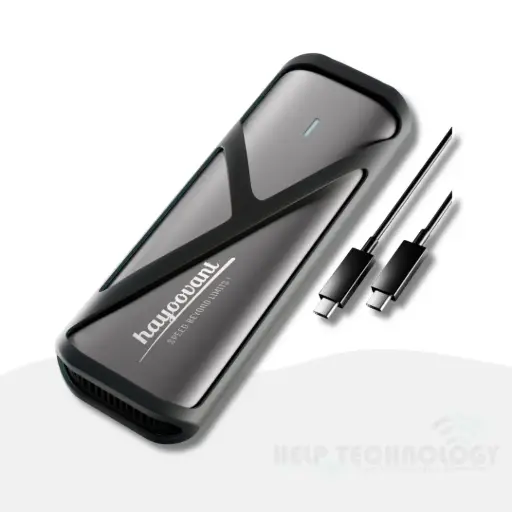Caja Para Disco M.2 Nvme a USB-3.0 & USB-C Hayoovant