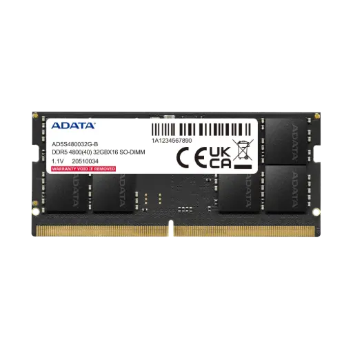 Memoria RAM Portátil DDR5 32GB 4800Mhz ADATA
