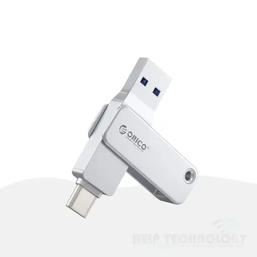 Memoria USB y USB-C 256 GB Orico para teléfonos inteligentes y portátiles con velocidad de transferencia de 150 MB/s