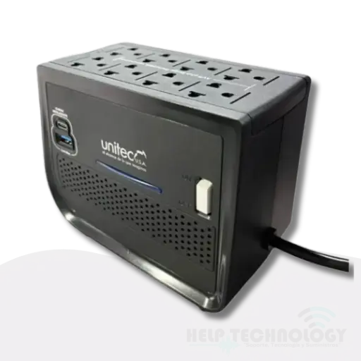 Regulador 1600VA-800W Unitec I-682 USB-C USB-A