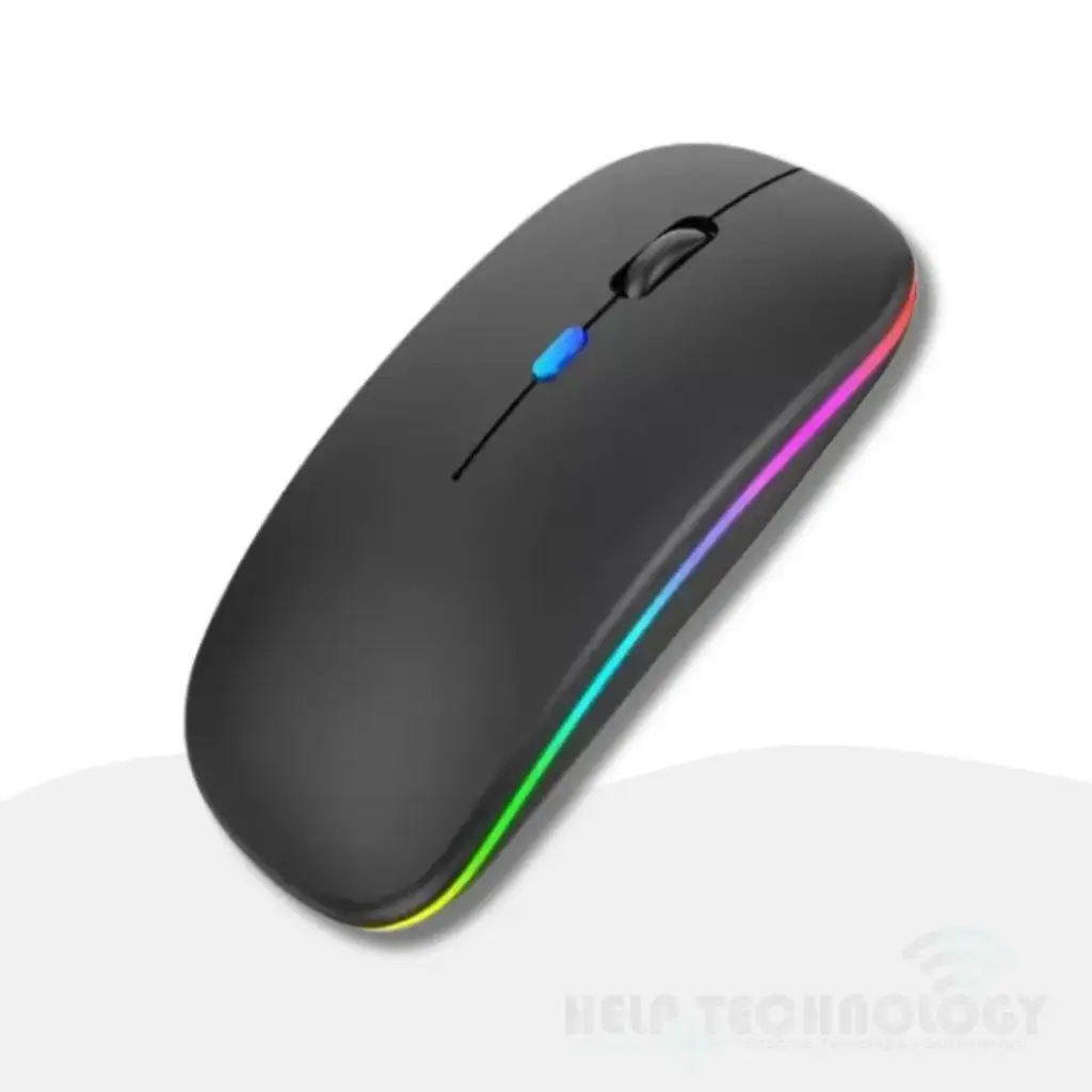 Mouse Bluetooth / Wireless Recargable de Clic Silencioso