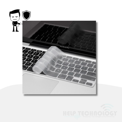 [127] Protector de Teclado en Silicona 14´´