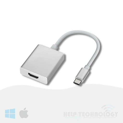 [1497] Convertidor  Usb-C (Tipo C) A Hdmi