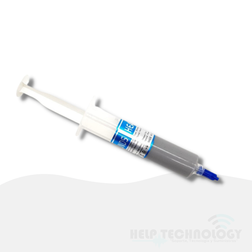 [1644] Crema Disipadora De Calor Jeringa 20 Gr Plata