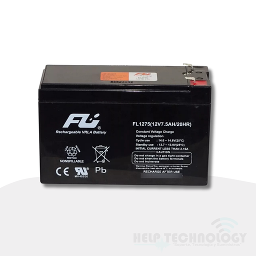 [1560] Batería para Ups 750 12V 7.5A