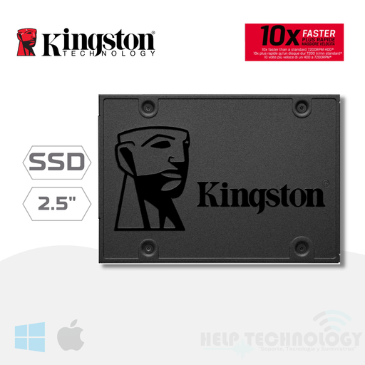[215] Unidad SSD Kingston A400 960GB 10x Faster