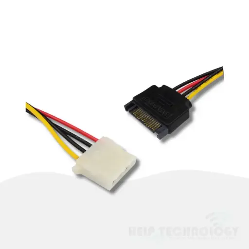[1652] Cable Ide / Molex A Sata Energia