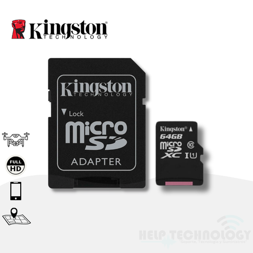 [1656] Memoria Micro SD Kingston 64 Gb