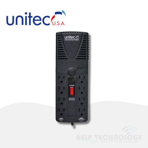 Regulador Unitec 8 Puestos Ref U1200