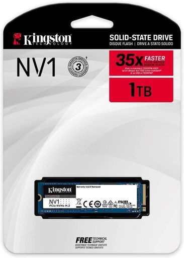 [1736] Unidad M.2 1000GB Kingston NVMe PCIe 3.0 2100 MBs (1TB)