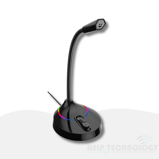 Micrófono Rgb Gaming Usb