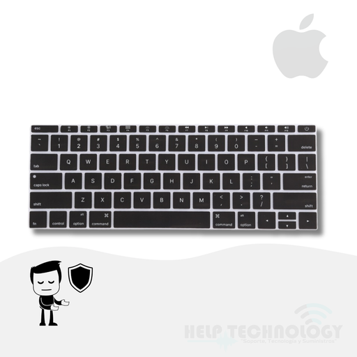 [1881] Protector De Silicona Para Teclado Apple 13" 15"