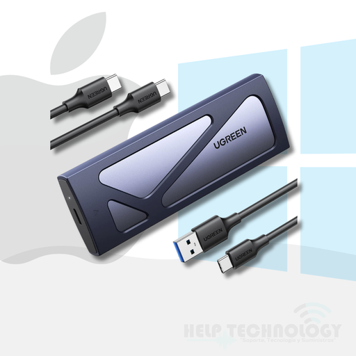[1891] Caja Para Disco M2 Sata & Nvme a USB-C Ugreen
